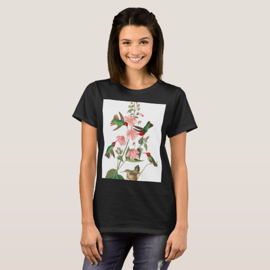 Columbian Humming by John James Audubon Tシャツ (正面フル)