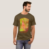 Columbine Flower Abstract Personalized T-Shirt Tシャツ (正面フル)