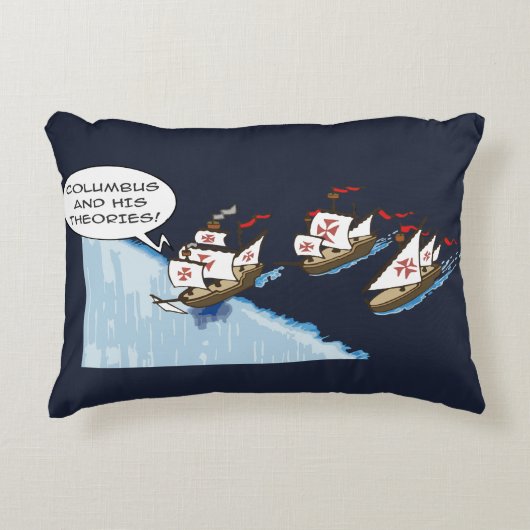 Columbus and his theories アクセントクッション (正面)