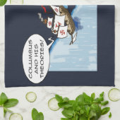 Columbus and his theories キッチンタオル (折り畳み)