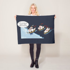 Columbus and his theories フリースブランケット