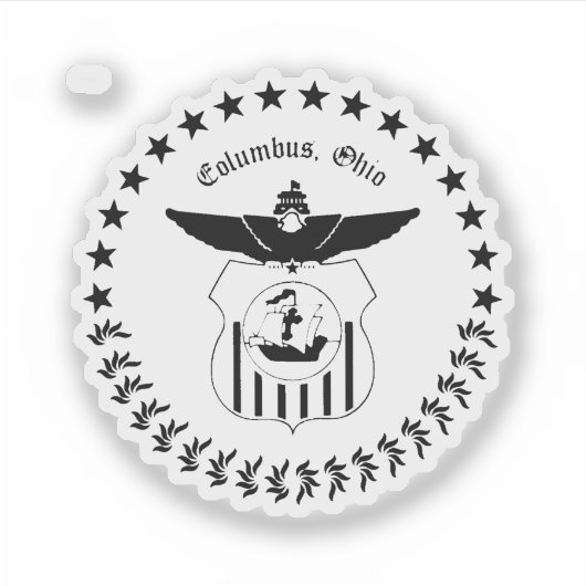 Columbus city seal シール (正面)