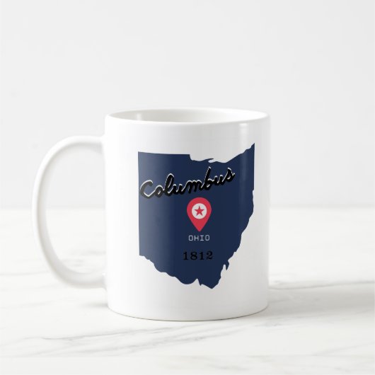 Columbus coffee mug  コーヒーマグカップ (左)