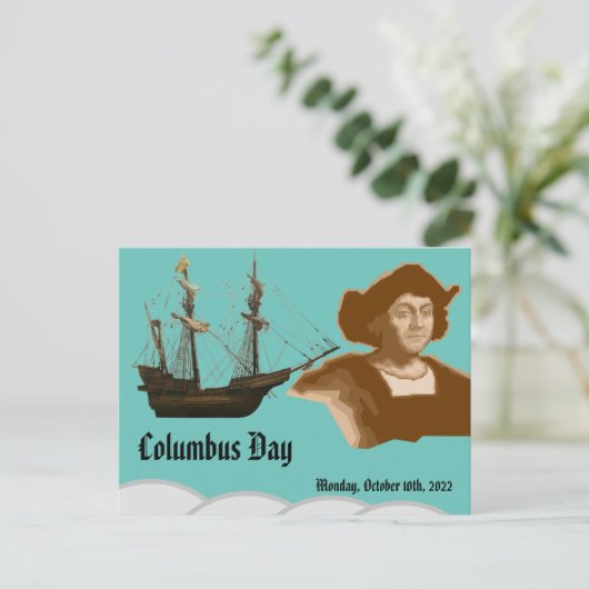 Columbus day ポストカード (スタンド正面)