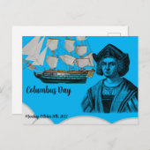 Columbus day ポストカード (正面/裏面)