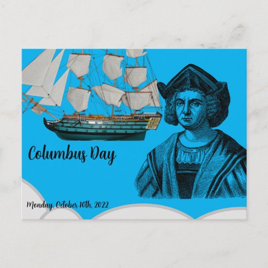 Columbus day ポストカード (正面)
