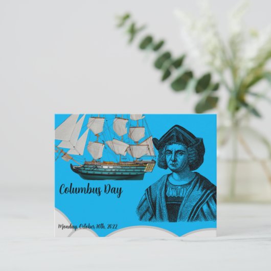 Columbus day ポストカード (スタンド正面)