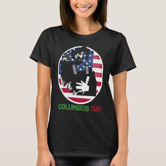 Columbus Day Cristofo Colombo Tシャツ (正面)