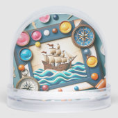 Columbus Day Snow Globe (正面)