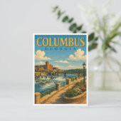 Columbus Georgia RiverWalk GeoSaga ポストカード (スタンド正面)