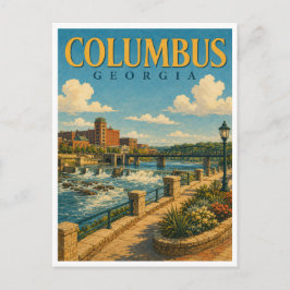 Columbus Georgia RiverWalk GeoSaga ポストカード