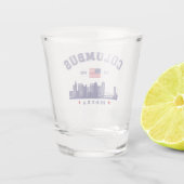 Columbus OH City View Design ショットグラス (裏面)