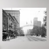 Columbus, Ohio - High Street 1910 ポスター (正面)