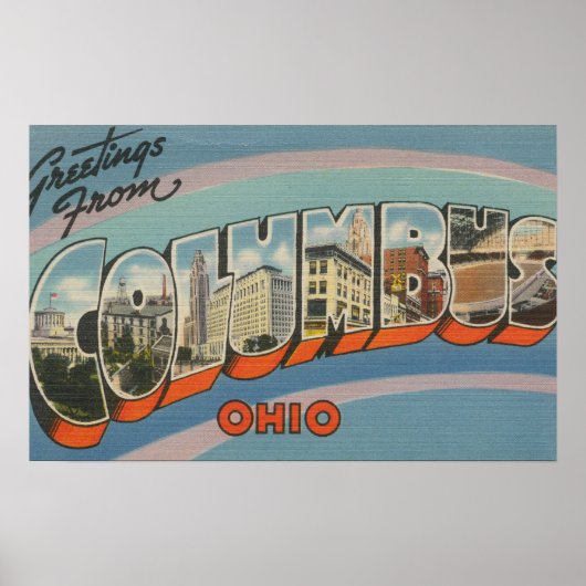 Columbus, Ohio - Large Letter Scenes 4 ポスター (正面)