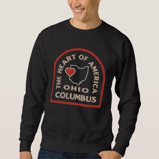 Columbus Ohio The Heart of America スウェットシャツ (正面)
