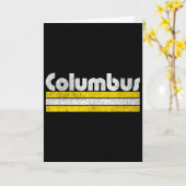Columbus Soccer Vintage City  カード (黄色い花)