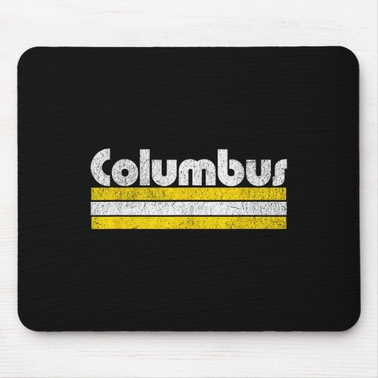 Columbus Soccer Vintage City  マウスパッド (正面)