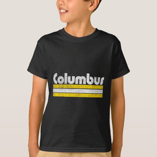 Columbus Soccer Vintage City  Tシャツ (正面)