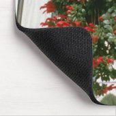 Columnea Mortiniiの金魚の植物の花 マウスパッド (コーナー)