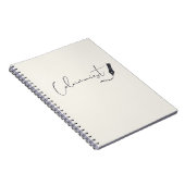 Columnist Script Notebook – Minimalist Writing Pen ノートブック (右側)