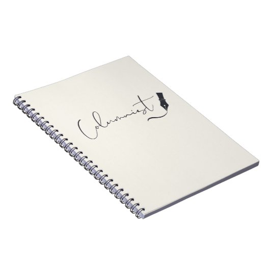 Columnist Script Notebook – Minimalist Writing Pen ノートブック (右側)