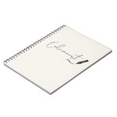 Columnist Script Notebook – Minimalist Writing Pen ノートブック (左側)