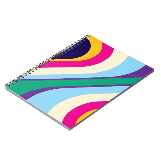 Colurful Spiral Notebook  ノートブック (左側)