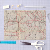 Colusa、Yolo、Napaのビュート、Yuba、Sutter、Solano 薄葉紙 (クラフト)