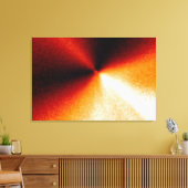 Comの核地域のコンピュータ処理イメージ キャンバスプリント (インサイチュ (リビング))