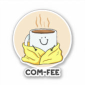 Com-fee Comfy Coffee Punダイカット シール (正面)