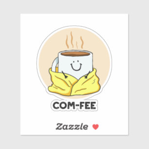 Com-fee Comfy Coffee Punダイカット シール