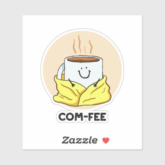 Com-fee Comfy Coffee Punダイカット シール (シート)
