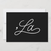 Coma La 2024 招待状 (正面)