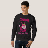 Comadre Shark Playera para Comadre en Espanol スウェットシャツ (正面フル)