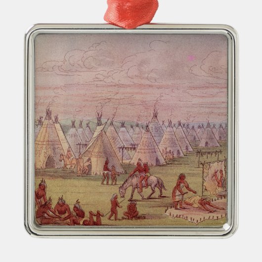 Comancheeの村 メタルオーナメント (正面)