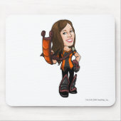 Comastarの幽霊のよく出るな森のスタッフプレーヤー マウスパッド (正面)