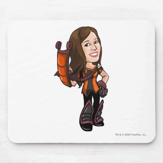 Comastarの幽霊のよく出るな森のスタッフプレーヤー マウスパッド (正面)