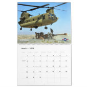 COMBAT CHINOOK - CH-47 Chinook カレンダー (3月 2026)
