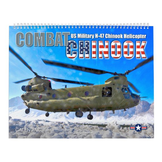 COMBAT CHINOOK - CH-47 Chinook カレンダー (カバー)