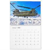 COMBAT CHINOOK - CH-47 Chinook カレンダー (1月 2026)