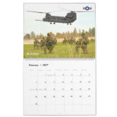 COMBAT CHINOOK - CH-47 Chinook カレンダー (2月 2027)