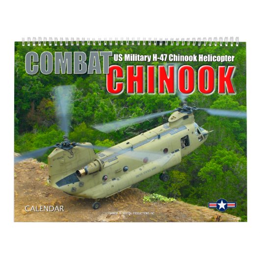 COMBAT CHINOOK - CH-47 Chinook カレンダー (カバー)