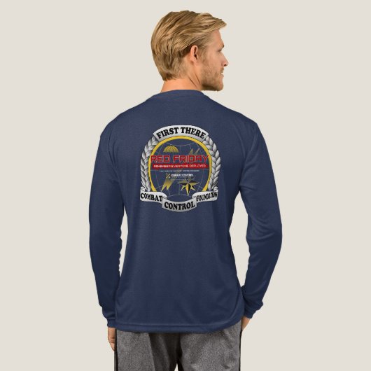 Combat Control RED Friday. Honor the Deployed. トライブレンドＴシャツ (背面全体)