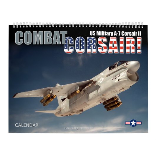 COMBAT CORSAIR! アメリカ軍A-7コルセア II カレンダー (カバー)