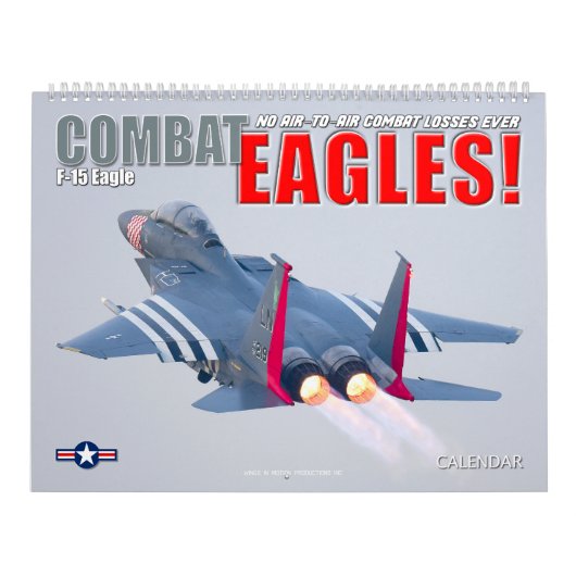 COMBAT EAGLES! - F-15 イーグル カレンダー (カバー)