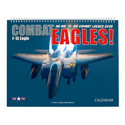 COMBAT EAGLES! - F-15 イーグル カレンダー (カバー)