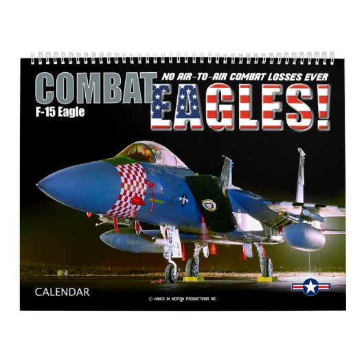 COMBAT EAGLES! - F-15 イーグル カレンダー (カバー)