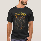 Combat Engineer | Dark Military Skull Metal Tシャツ (正面)