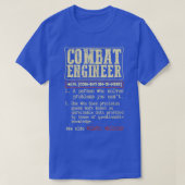 Combat Engineer Dictionary用語 Tシャツ (デザイン正面)