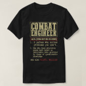 Combat Engineer Dictionary用語 Tシャツ (デザイン正面)